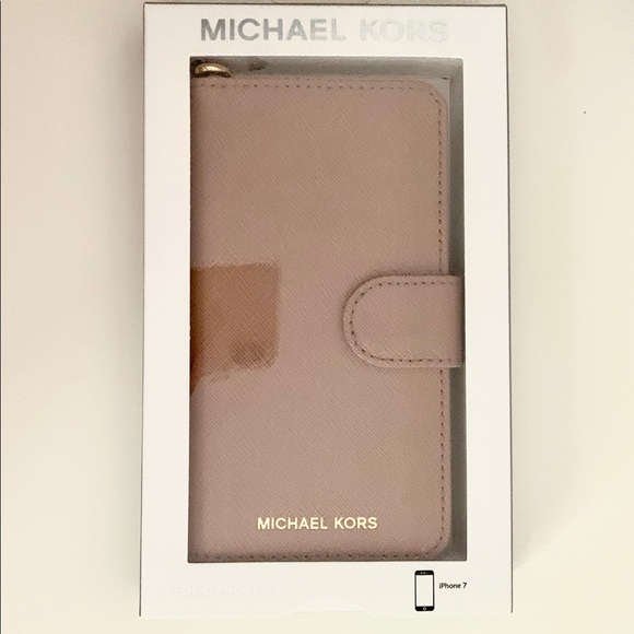Authentic Mk iphone 7 case wallet- Michael Kors